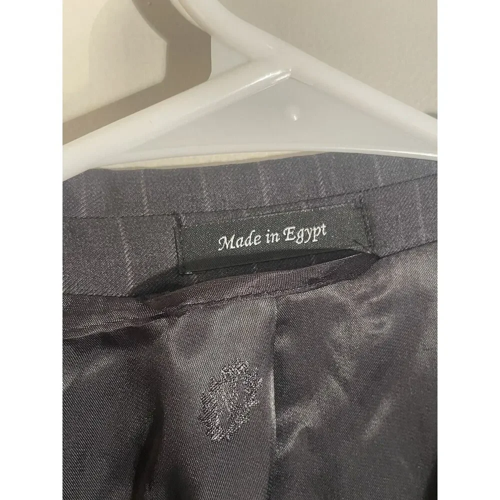 $699 NWT RALPH LAUREN ULTRAFLEX PINSTRIPE BLACK‎ SUIT JACKET MEN’S 46R